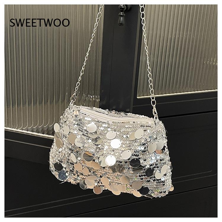 Fashion Street Night - 2026 Big Sequin Glitter Mini Crossbody