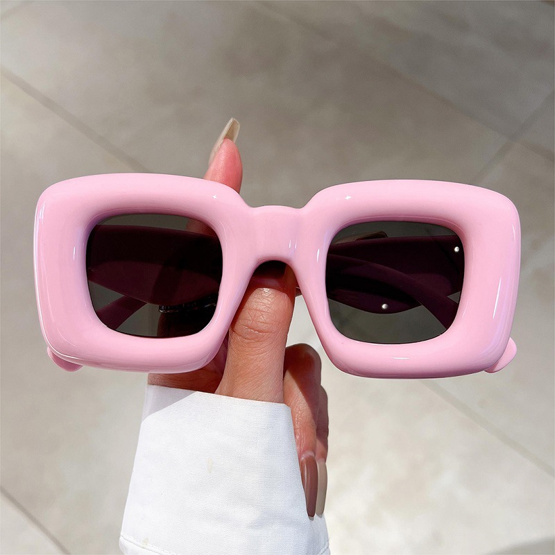New Women Square Sunglasses Fe - Street Fashion Photo review and price
