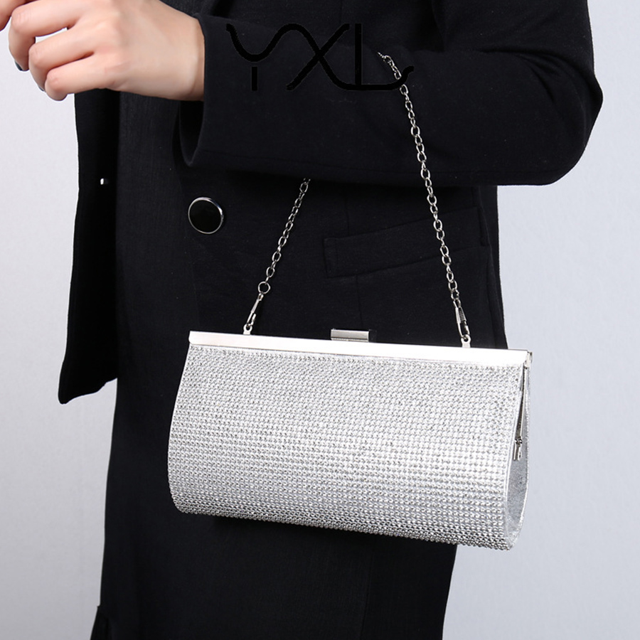 Chain Women Evening Bag Clip S - Street Fashion Photo review and price