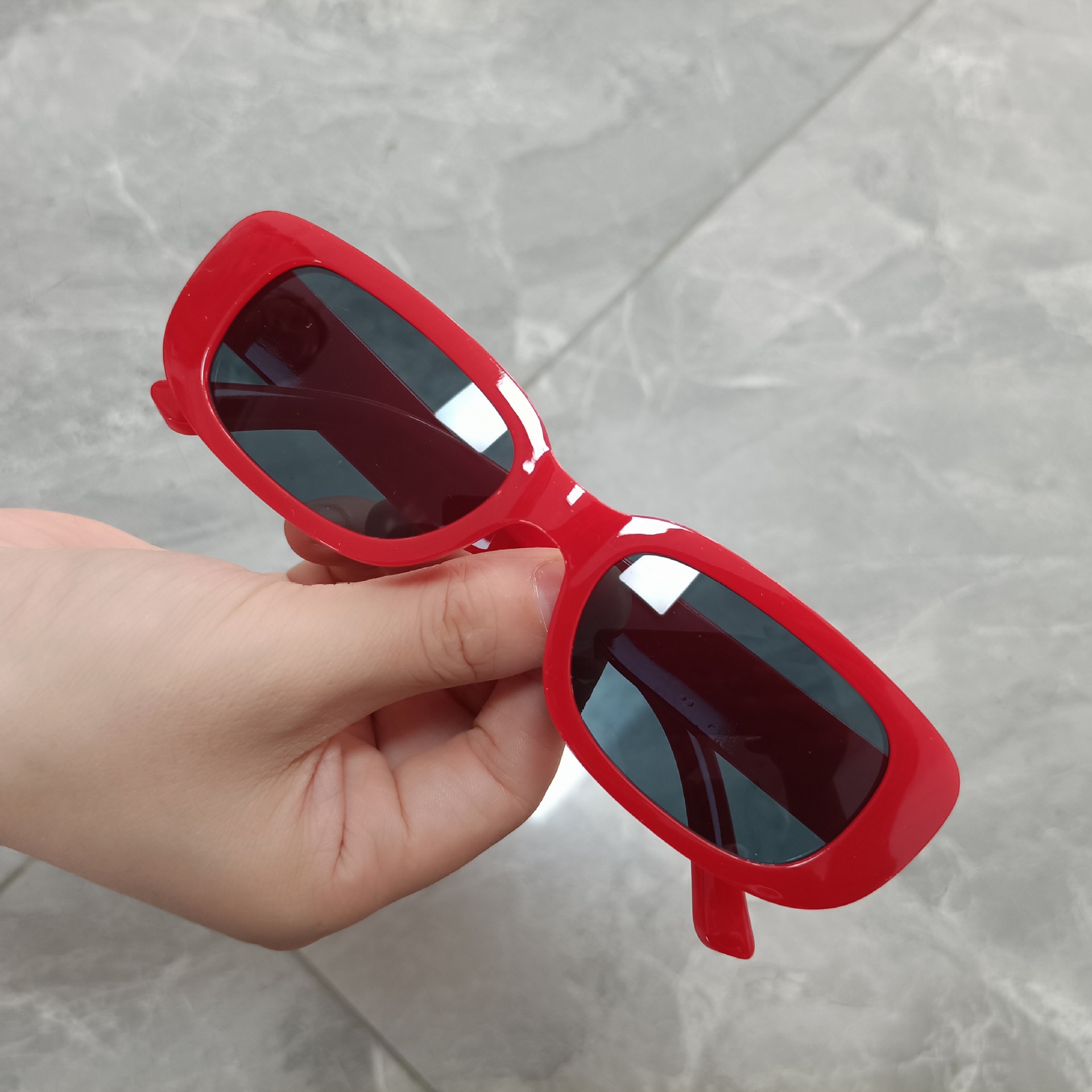 New Small Rectangle Sunglasses - Street Fashion Photo review and price