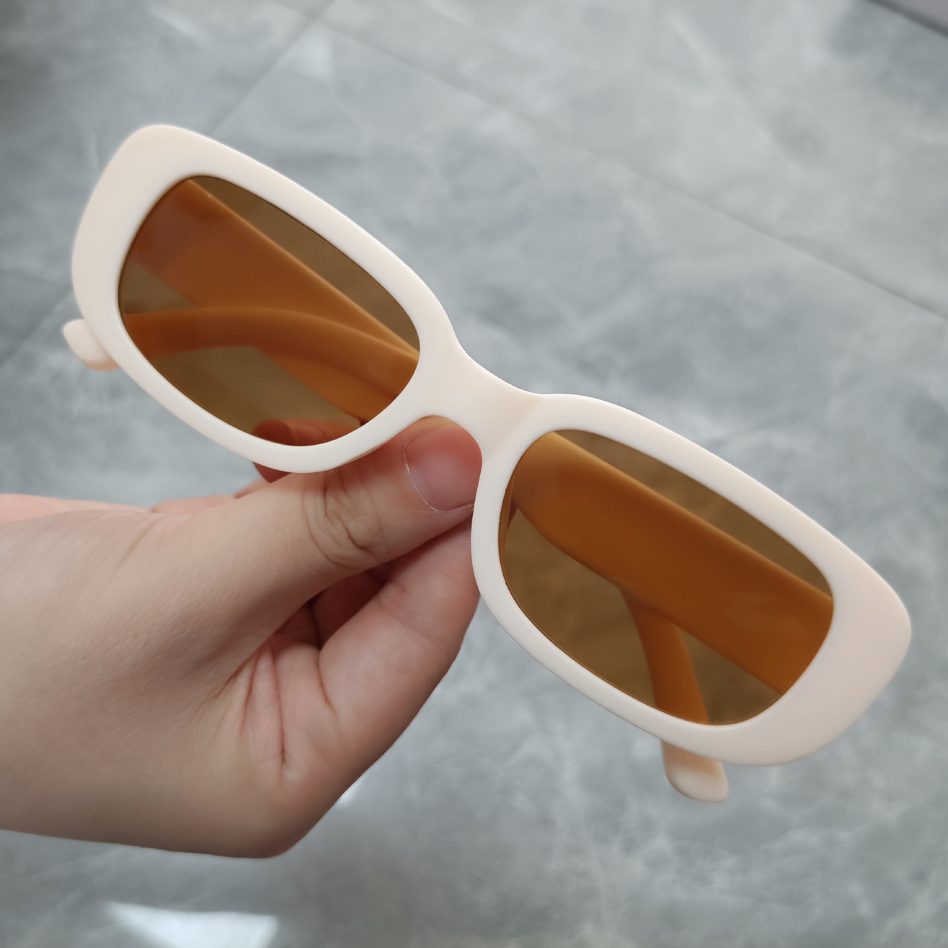 New Small Rectangle Sunglasses - Street Fashion Photo review and price