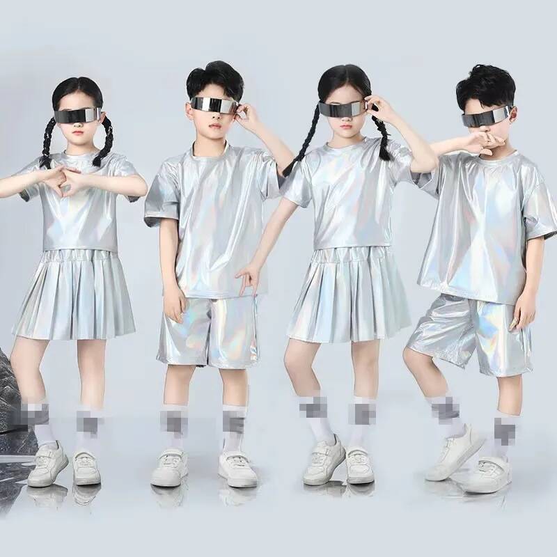 Boys and Girls Hip-hop Set Sil - Street Fashion Runway review and price