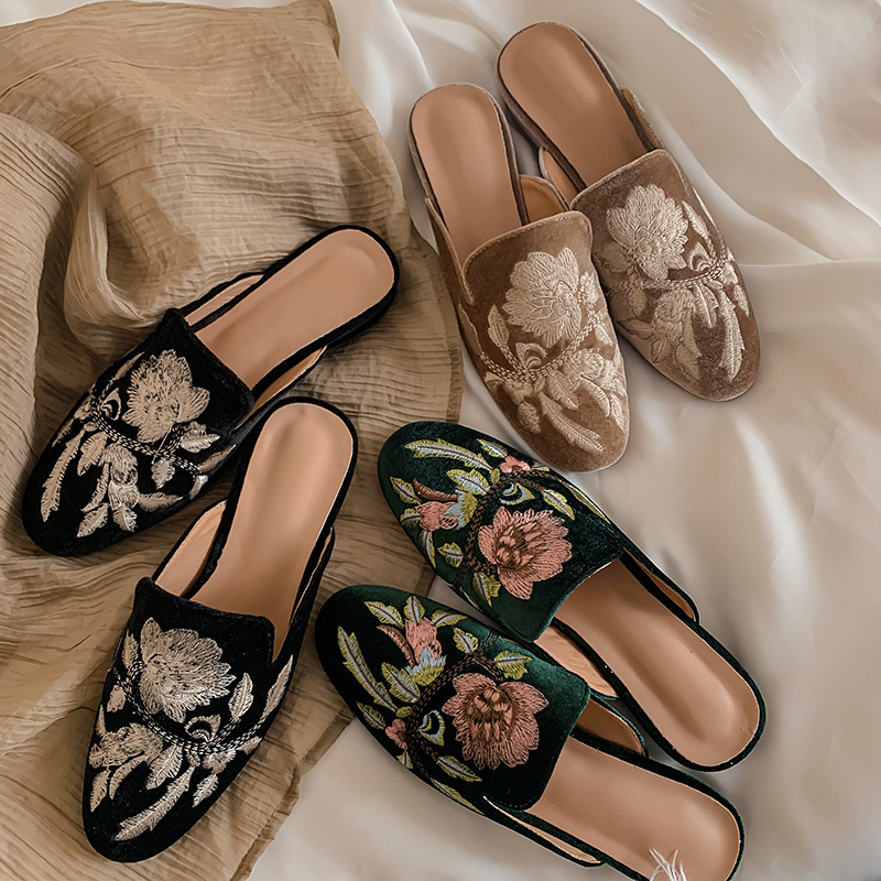 Fashion Woman Flower Embroider - Street Fashion Runway review and price