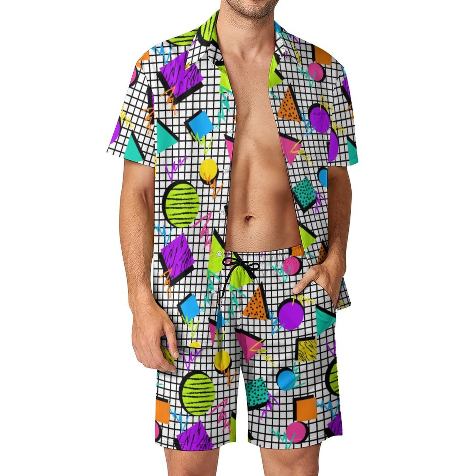 Summer Irregular Geometric 3D  - Street Fashion Clothes review and price