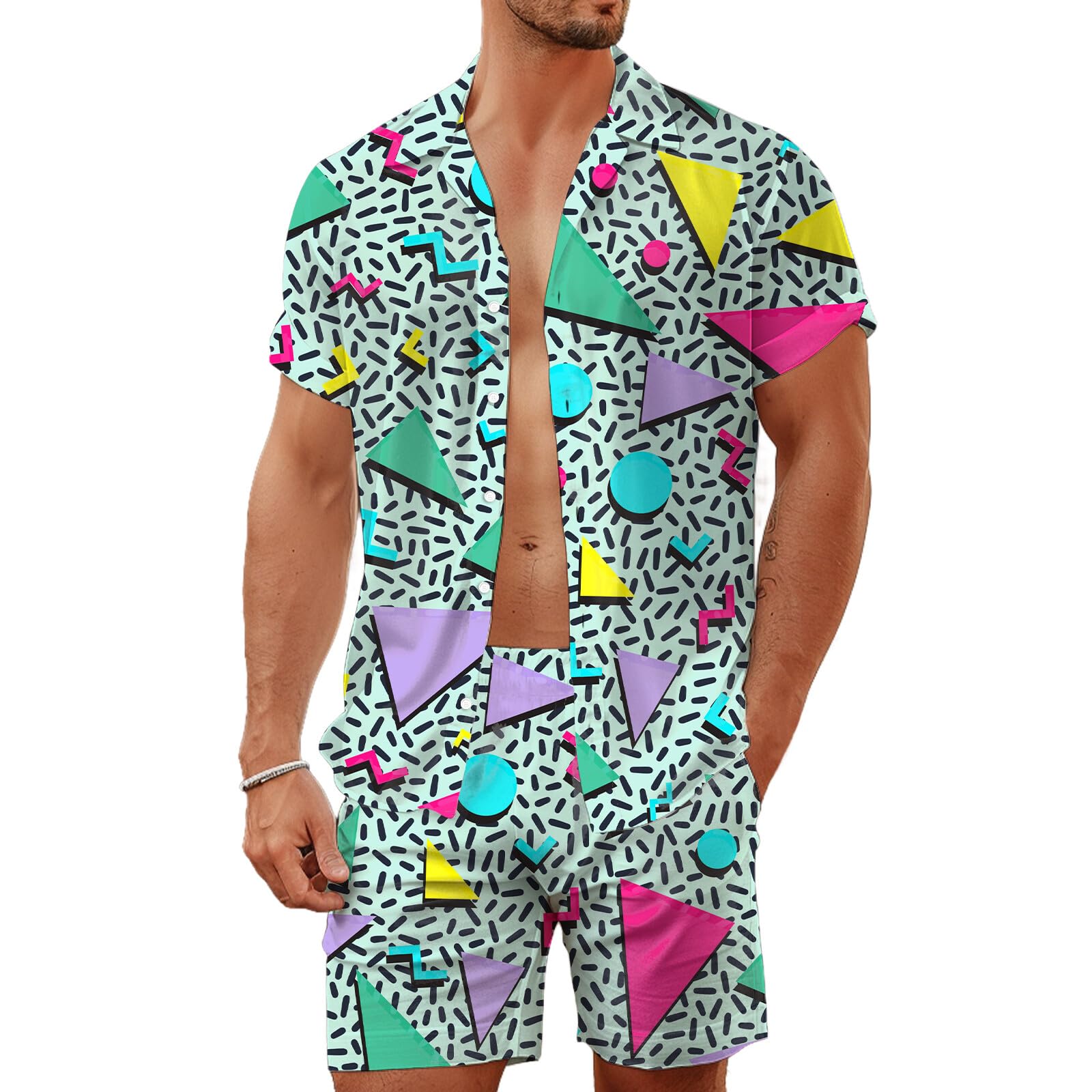 Summer Irregular Geometric 3D  - Street Fashion Clothes review and price