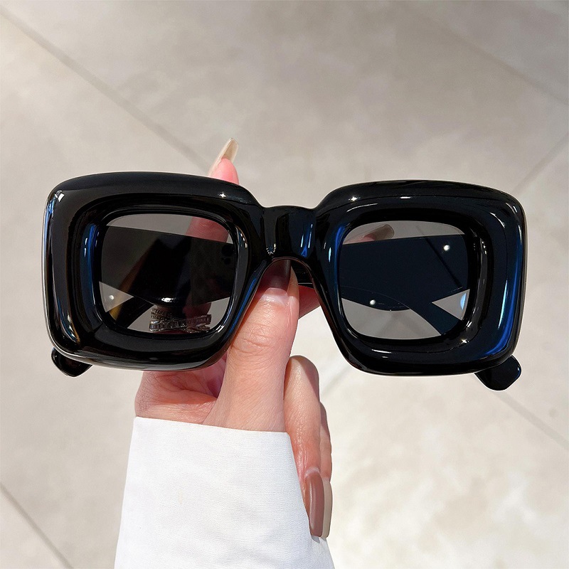 New Women Square Sunglasses Fe - Street Fashion Photo review and price