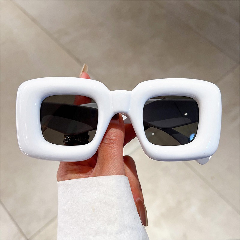 New Women Square Sunglasses Fe - Street Fashion Photo review and price