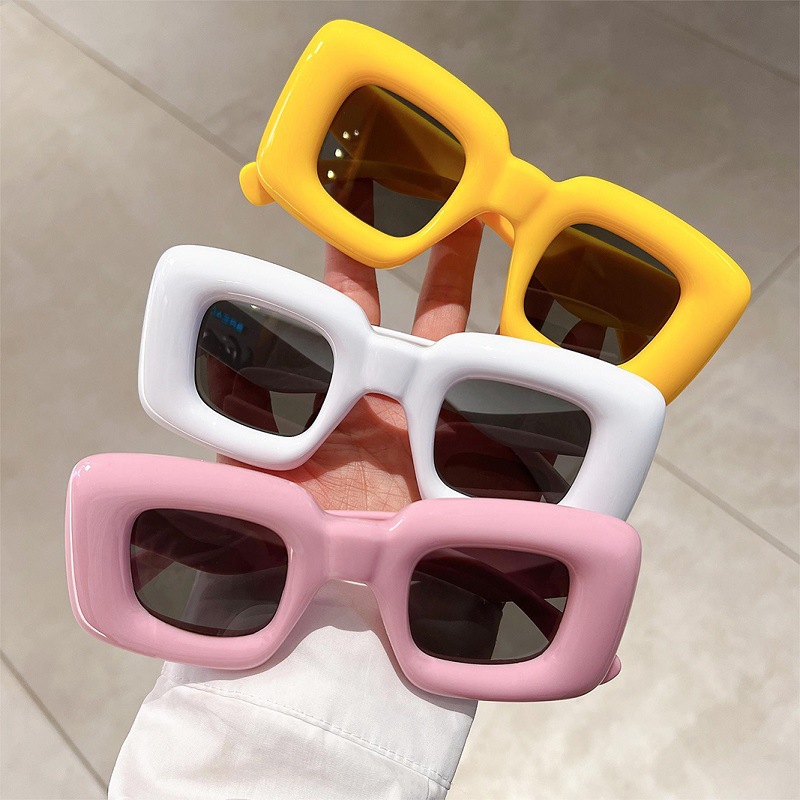 New Women Square Sunglasses Fe - Street Fashion Photo review and price
