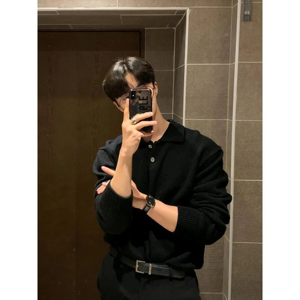 New Men Polo Collar Turn Down  - Italy Fashion Street review and price