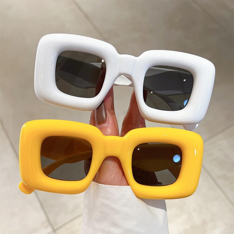 New Women Square Sunglasses Fe - Street Fashion Photo review and price