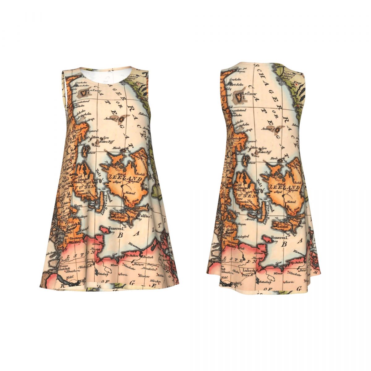 History World Map Tank Dress O - Street Fashion History review and price