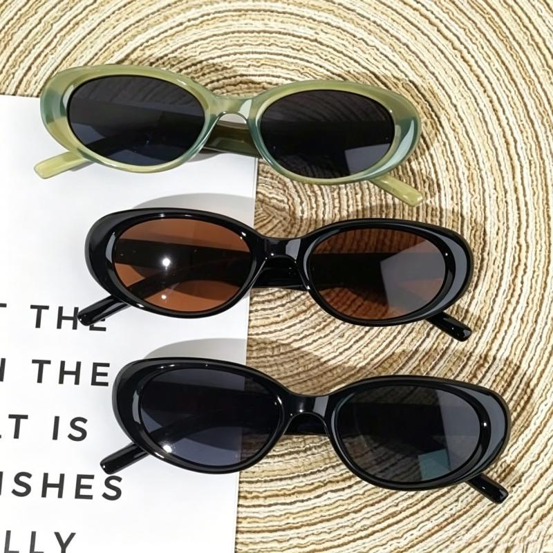 Retro Oval Sunglasses for Men  - Street Fashion Photo review and price