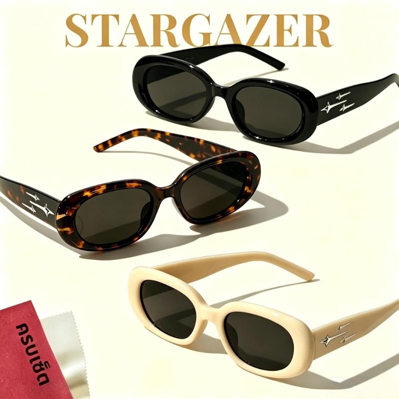 Retro Oval Sunglasses for Men  - Street Fashion Photo review and price