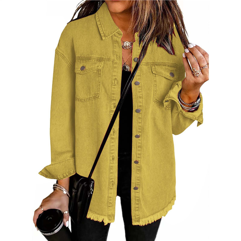 Women's Washed Denim Shirt Jac - Street Fashion Europe review and price