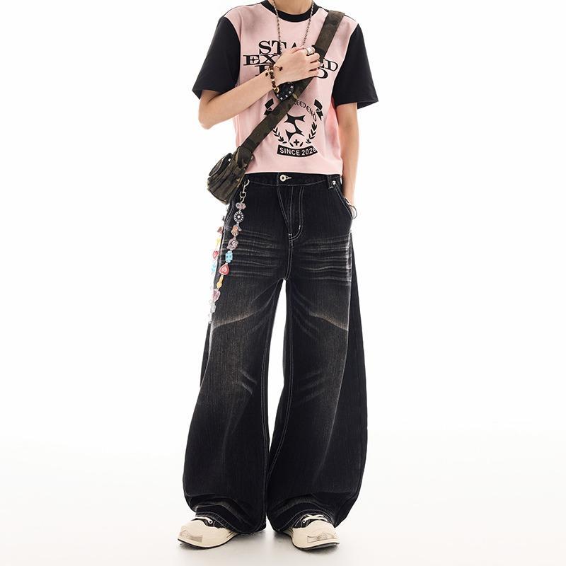 Men's Street Vintage Wide Legs - Street Fashion For Boy review and price