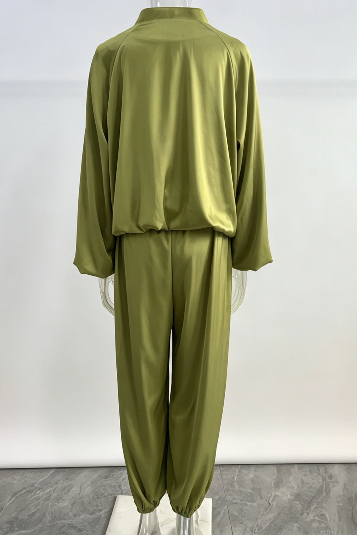 Solid Spliced Buttons Two Piec - Street Fashion In Chinese review and price
